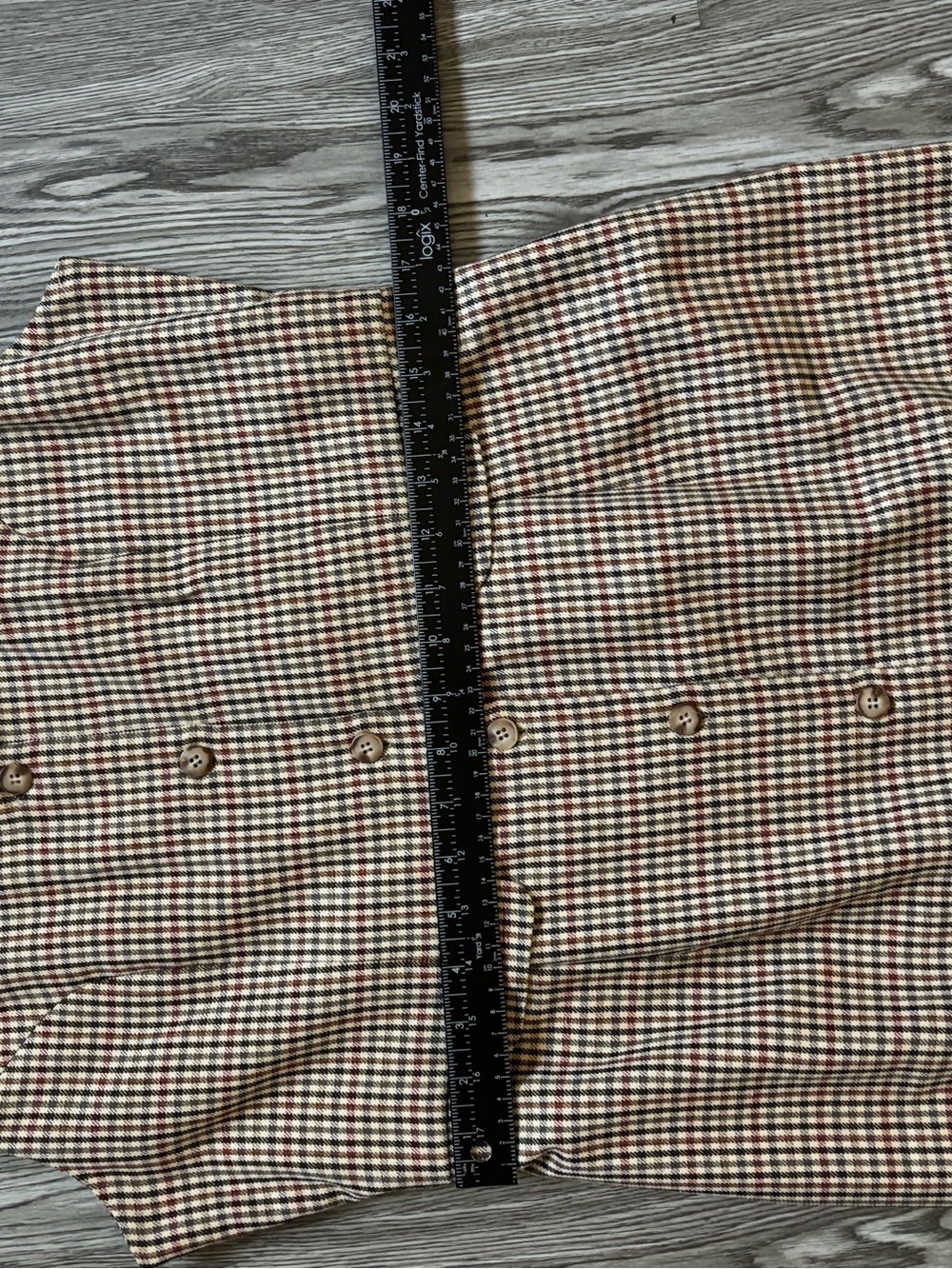 VTG Sleeveless Button-Front Houndstooth Checker Midi Vest Tie Back Dress - Picture 9 of 11
